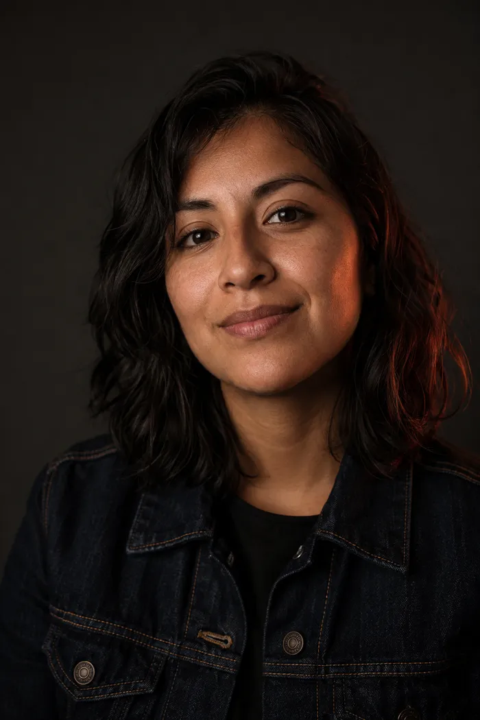 Retrato de Andrea Cáceres, jefa de sala de Café Gamer Perú